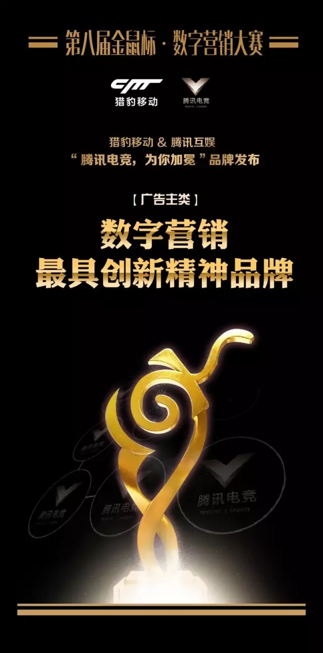 第8届金鼠标：猎豹移动&腾讯互娱获数字营销最具创新精神品牌奖